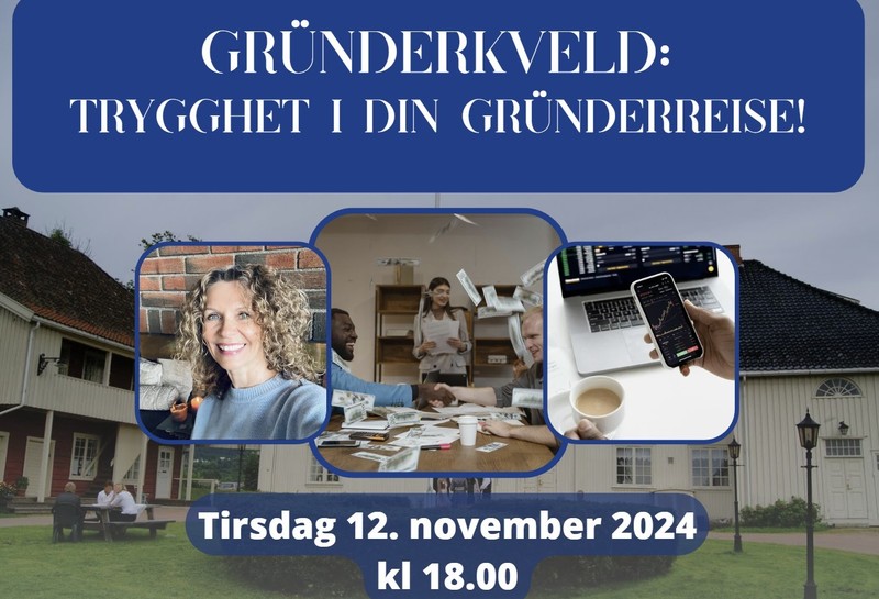 Gründerkveld: Trygghet i din gründerreise! 